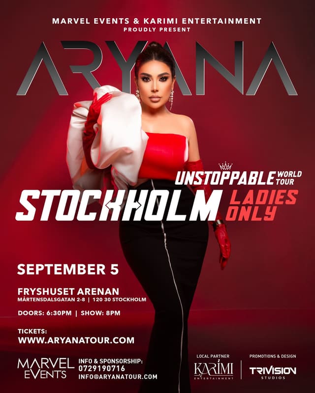 Aryana Sayeed Ladies only in Stockholm